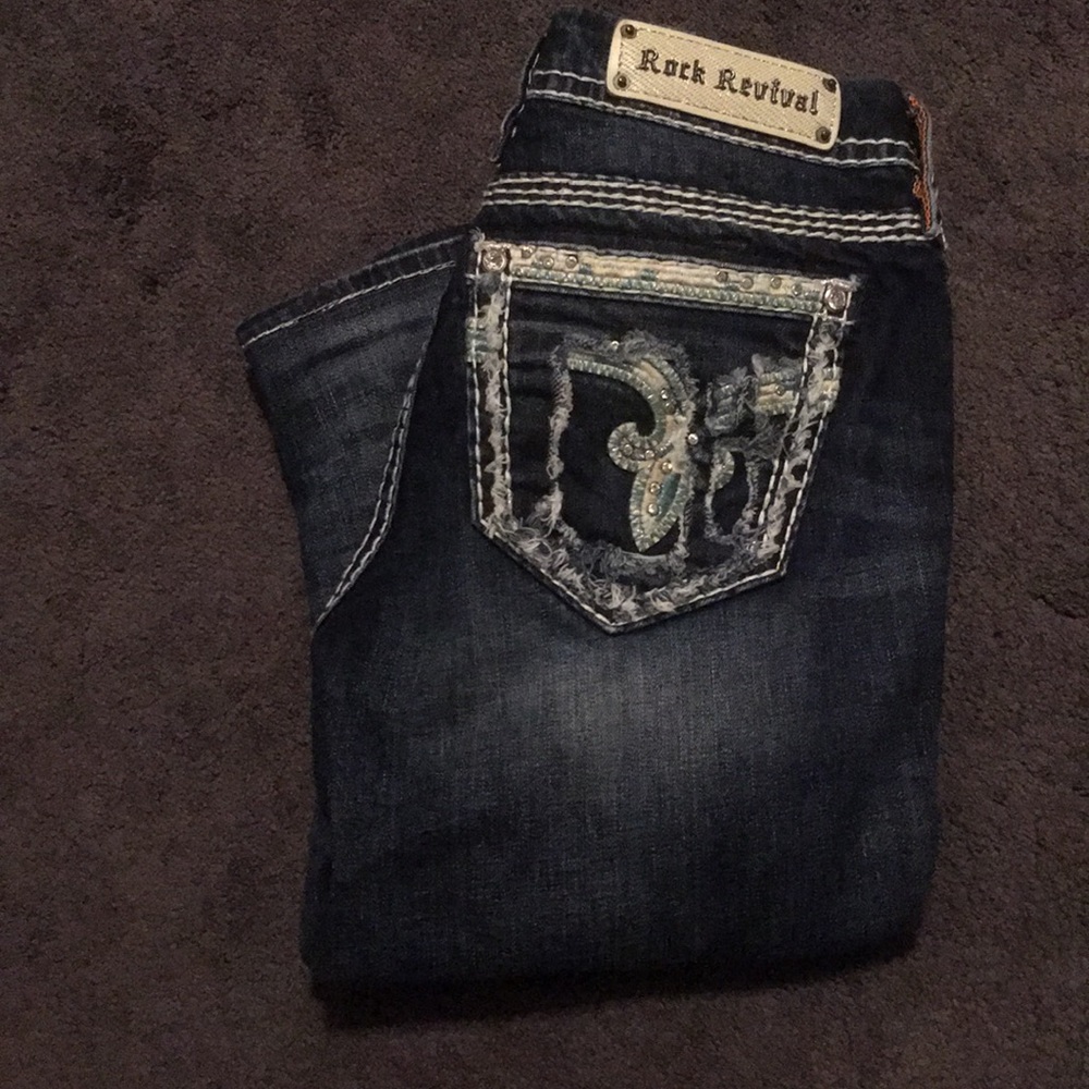 Rock revival Crop jeans